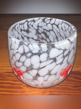 empty jar ANTHROPOLOGIE Icon Bow Candle
